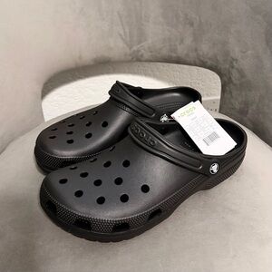 NWT black crocs